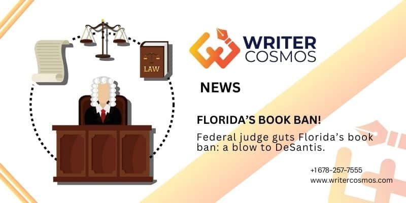 Federal judge guts Florida’s book ban: a blow to DeSantis.