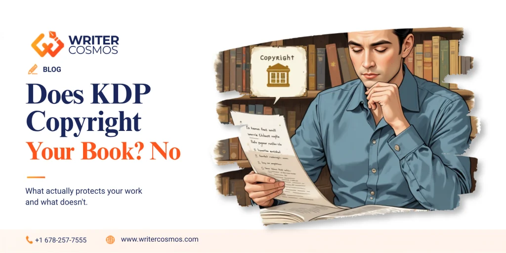 Does KDP Copyright Your Book? No.