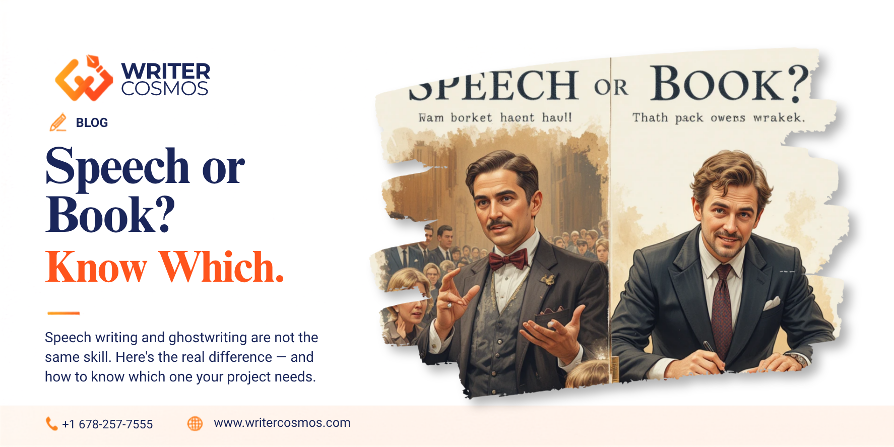 Speech or Book? Know Which.