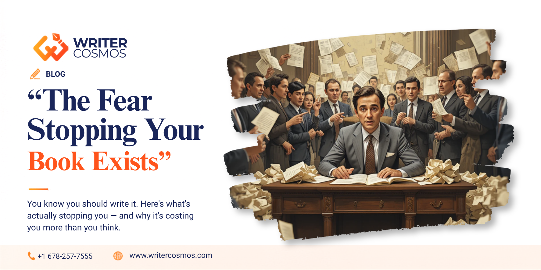 "The Fear Stopping Your Book Exists"