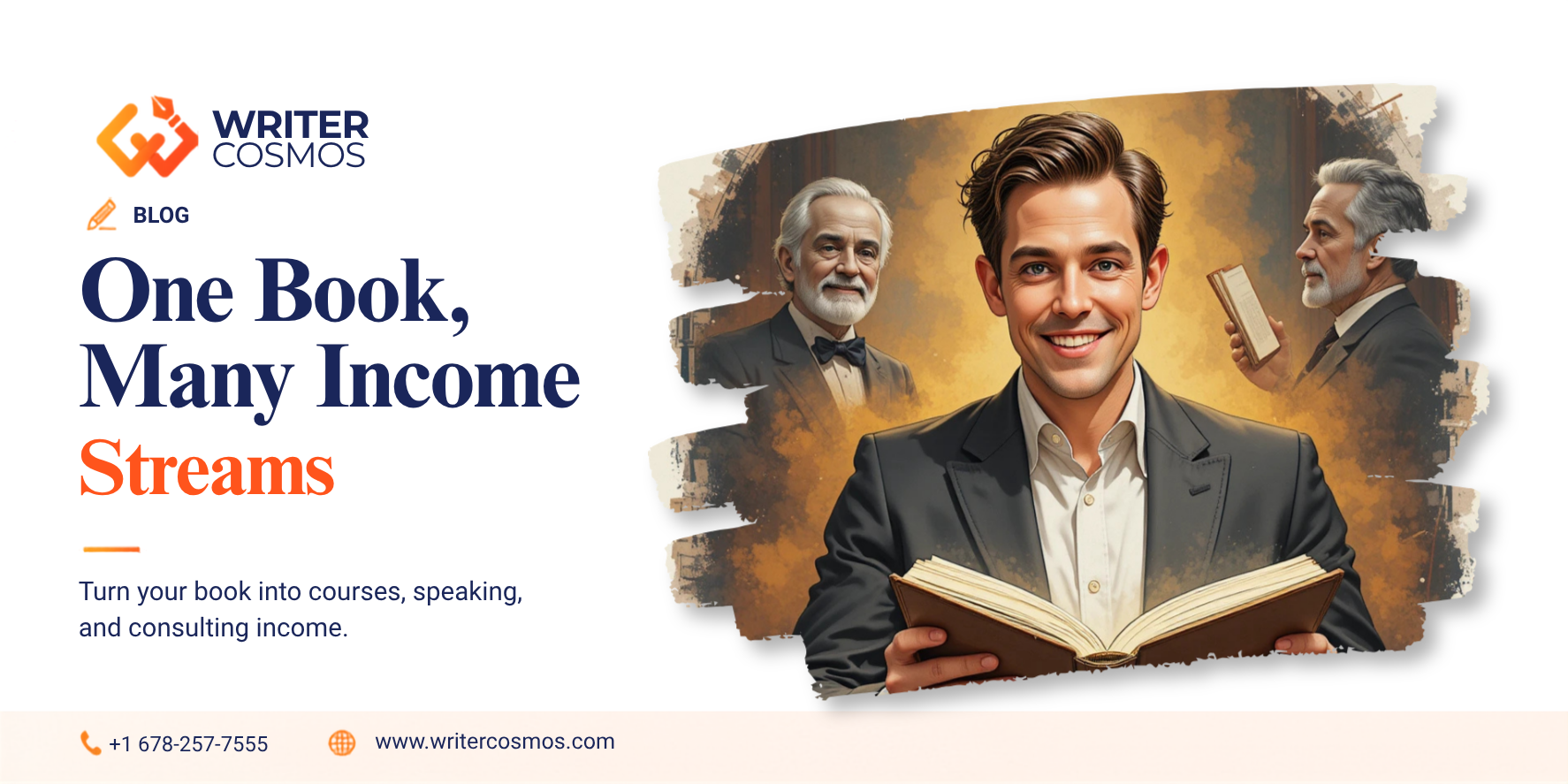 Your Book Is Just the Start Subtext: See how authors build real income from courses, coaching, and speaking.